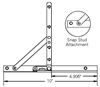 Picture of Hurd Hinge, Hinge Track, and Clip HC105