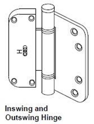 Picture of Pozzi Swing Door Adjustable (Horizontal) Hinge PH107