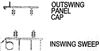 Picture of Caradco Swing Door Sweep CH101