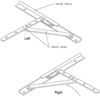 Picture of Caradco Awning Adjustable Hinge and 18" Track Set CA107