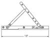 Picture of Caradco Awning Adjustable Hinge and 18" Track Set CA107